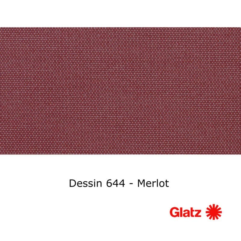 GLATZ Stoffmuster Dessin 644 Merlot