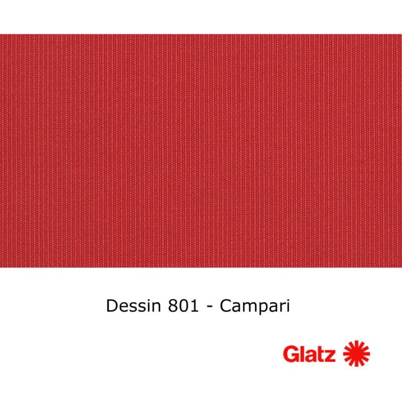 GLATZ Stoffmuster Dessin 801 Campari