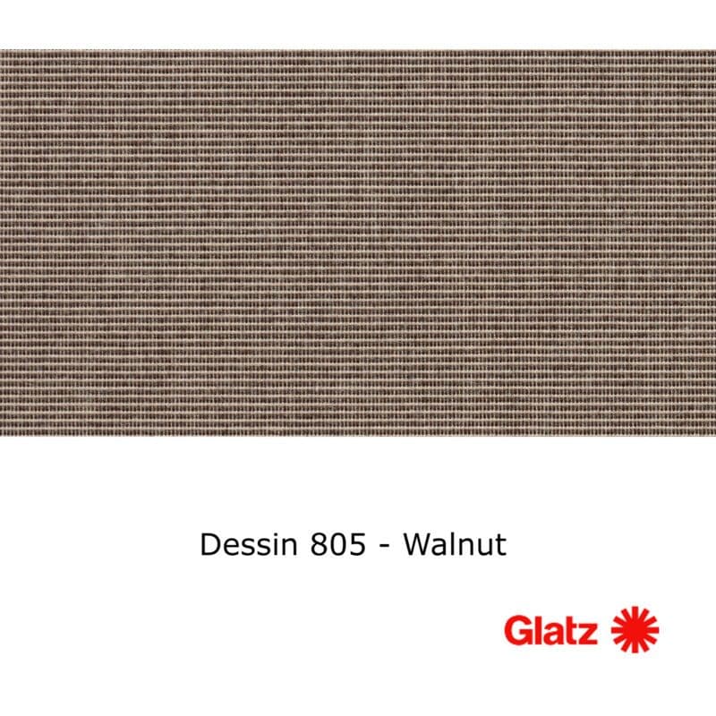 GLATZ Stoffmuster Dessin 805 Walnut