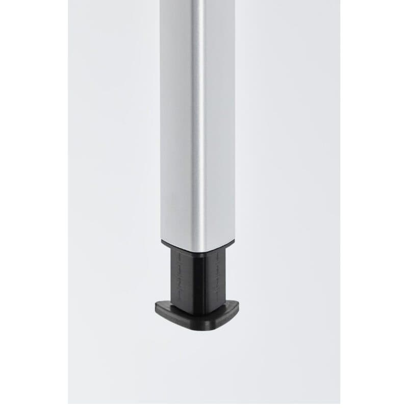 Kettler Fußkappe für Tisch Edge, Alu silber