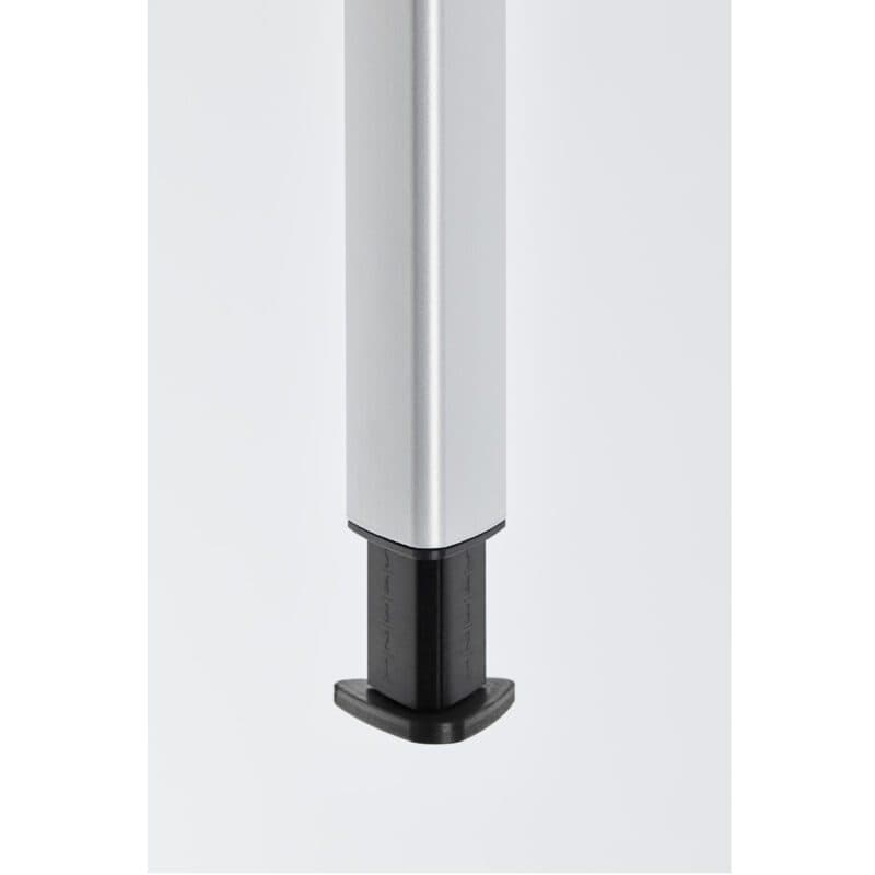 Kettler Fußkappe für Tisch Edge, Alu silber