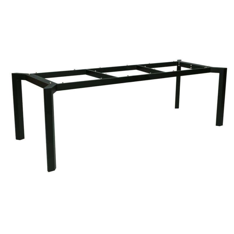 Stern Gartentisch Penta, Gestell Aluminium schwarz matt in 220x100cm