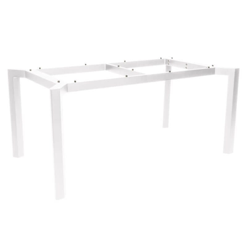 Stern Gartentisch Penta, Gestell Aluminium weiss in 160x90cm
