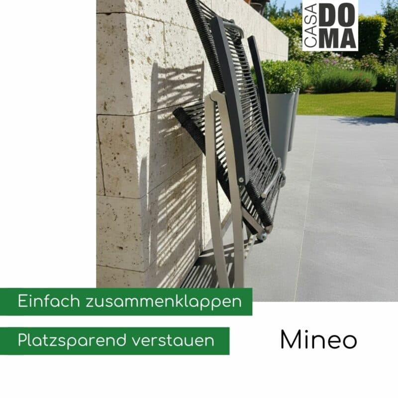 CASA DOMA "Mineo" Klappsessel mit Rope (Bild KI-generiert)