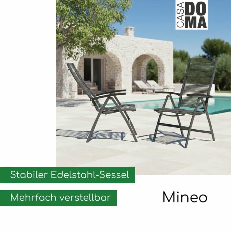CASA DOMA "Mineo" Klappsessel mit Rope (Bild KI-generiert)