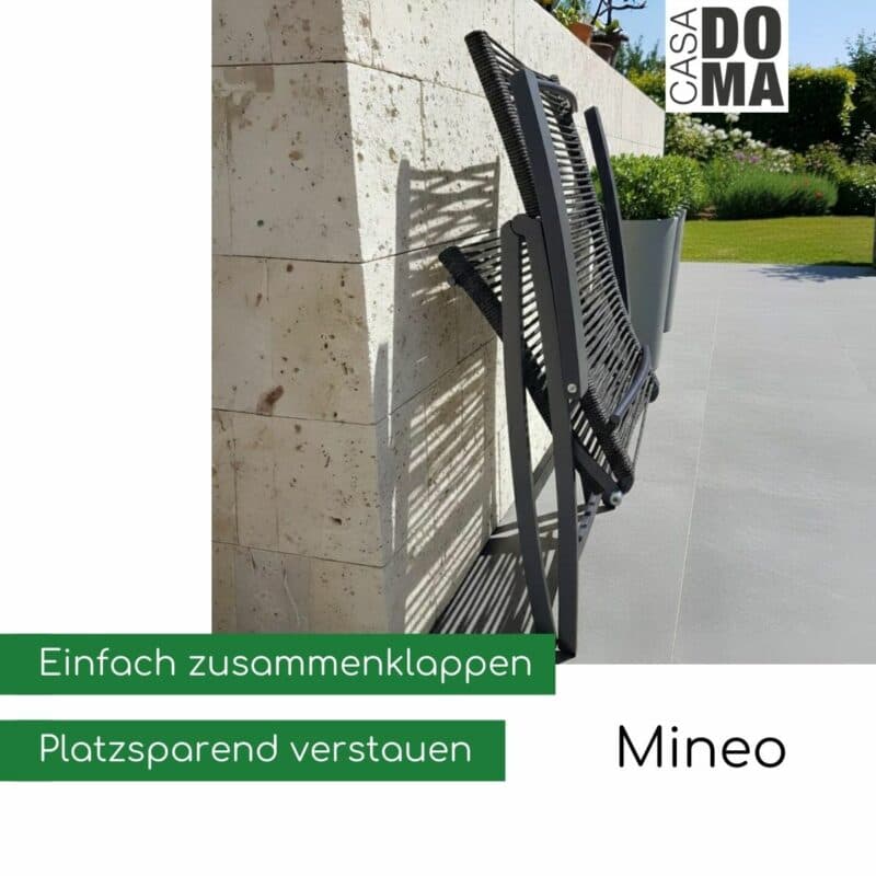 CASA DOMA "Mineo" Klappsessel mit Rope (Bild KI-generiert)