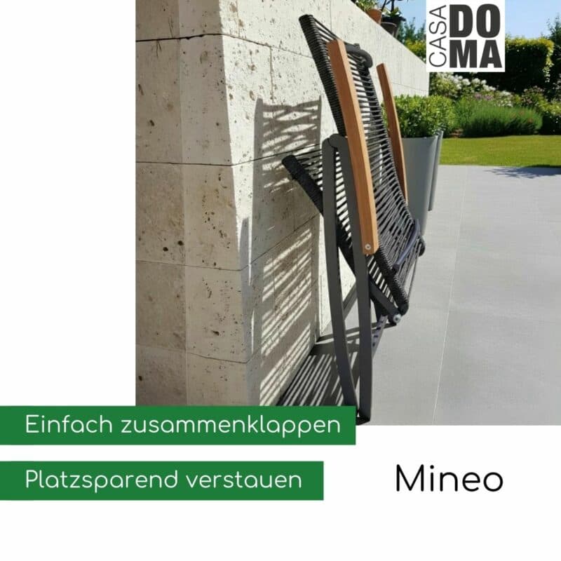 CASA DOMA "Mineo" Klappsessel mit Rope (Bild KI-generiert)