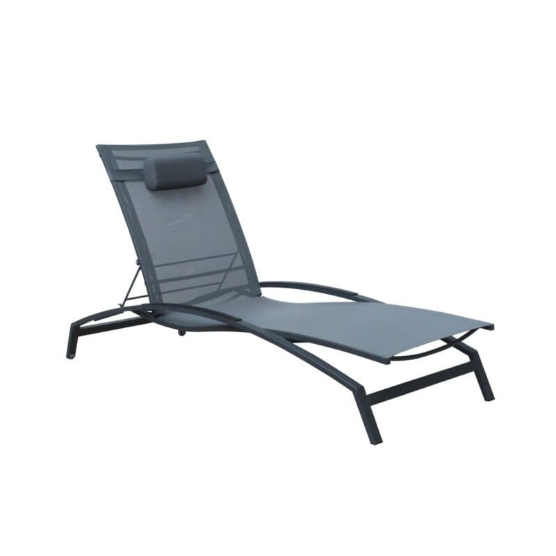 CASA DOMA "Mineo" Sonnenliege - hier mit Kopfpolster (nicht im Lieferumfang enthalten)