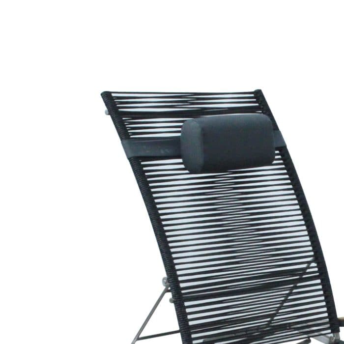 CASA DOMA "Mineo" Sonnenliege - hier mit Kopfpolster (nicht im Lieferumfang enthalten)