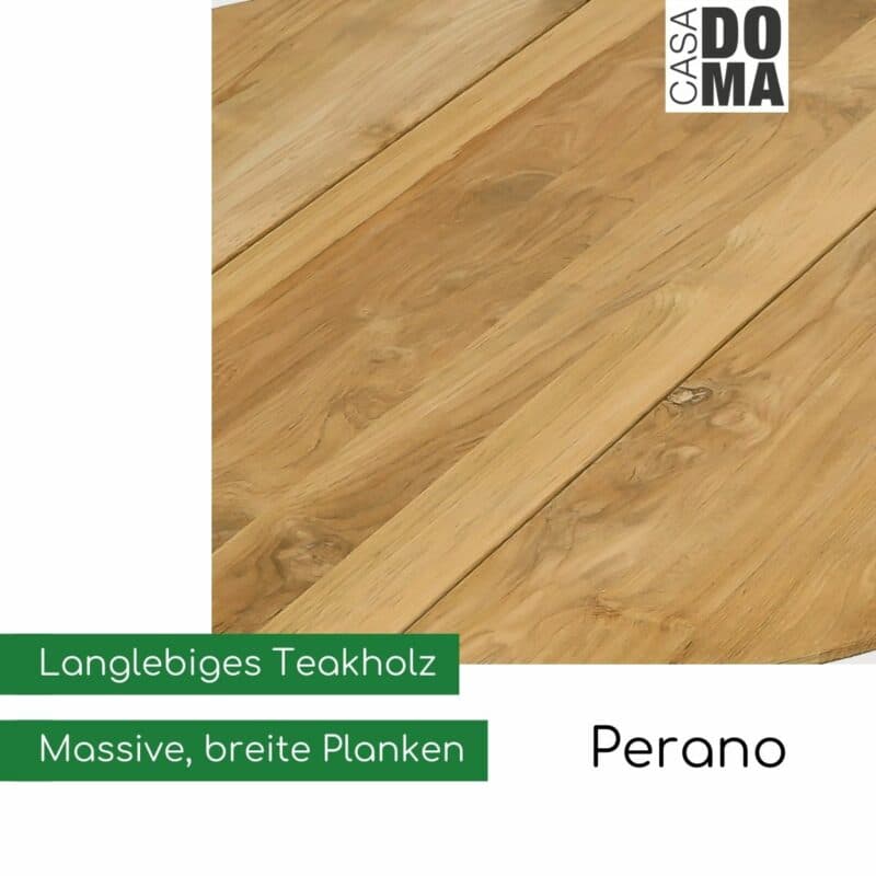 CASA DOMA "Perano" Gartentisch mit Teak