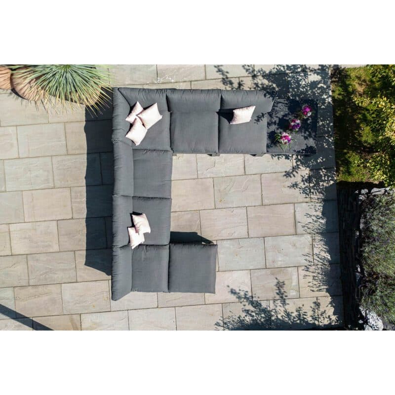 Kettler Comfort Loungeset, Alu anthrazit matt, Outdoorbezug graphit