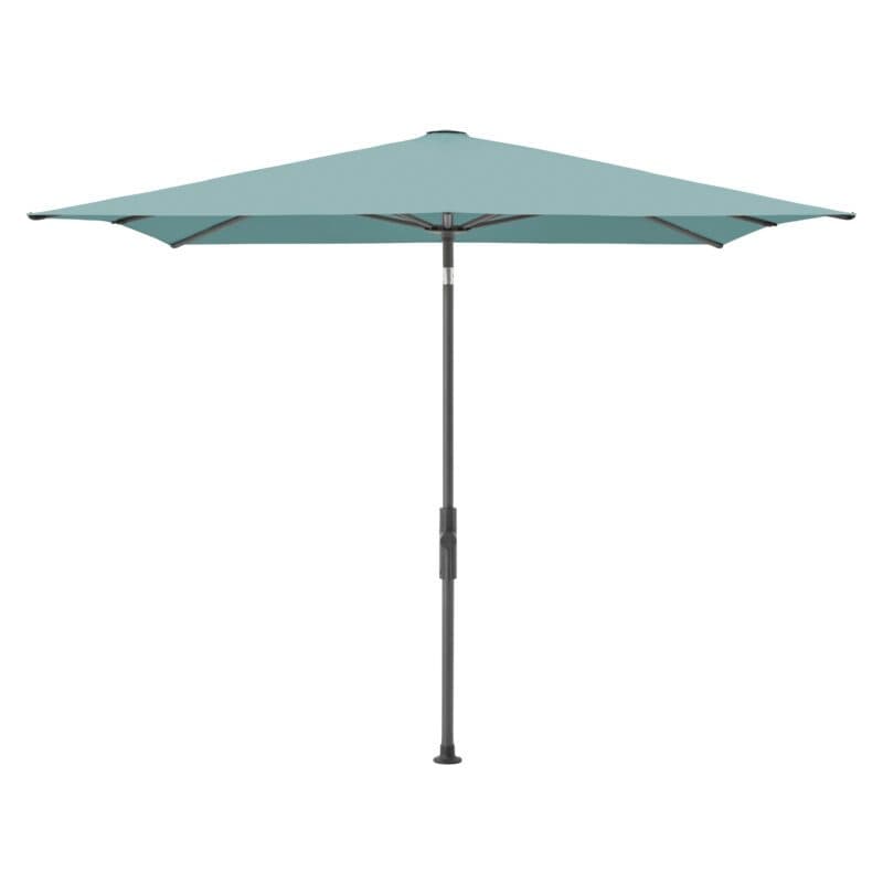 Glatz "Twist", Sonnenschirm, Gestell anthrazit, quadratisch, Dessin 417 - Ocean (© by GLATZ AG, Schweiz)