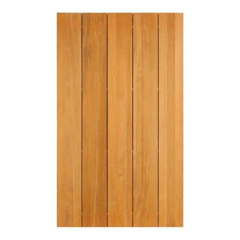 Stern Tischplatte Teakholz Einzelleisten, hier Größe: 161x91 cm