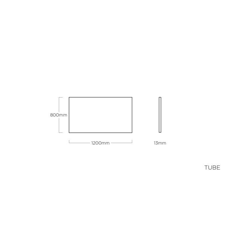 Kettler "Tube" Tischplatte HPL, 120 x 80 cm
