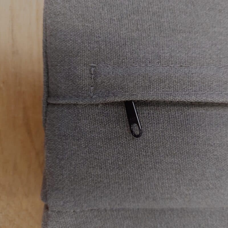 CASA DOMA Auflagen-Serie, Arashi grau, mit Reißverschluss