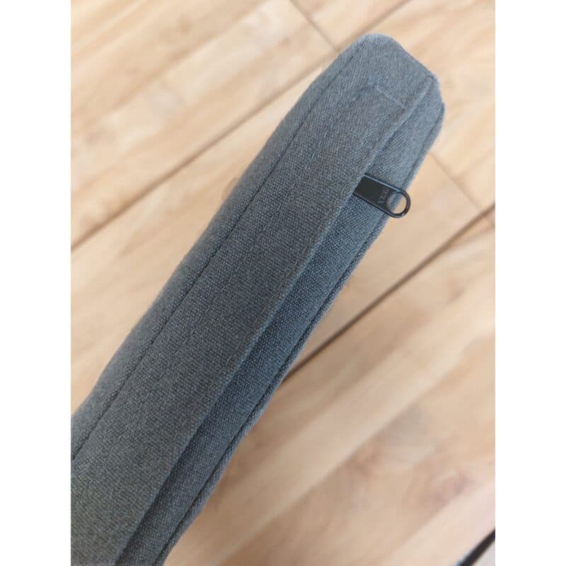 CASA DOMA Sitzkissen, 44 x 44 x 3 cm, Arashi grau