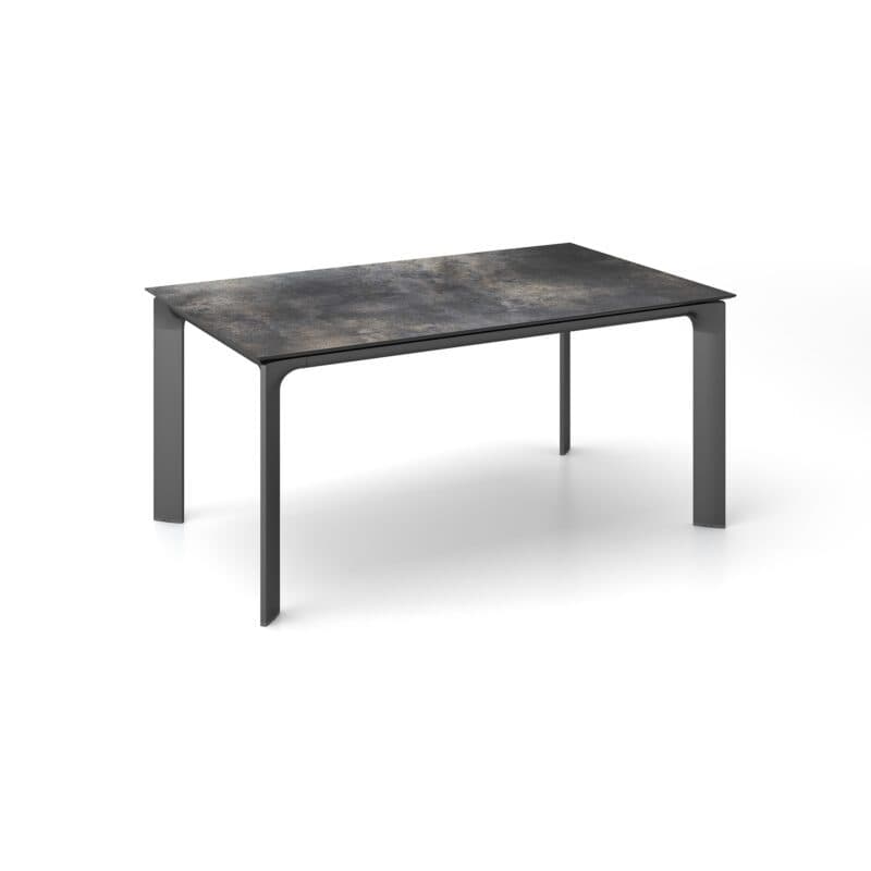 Kettler "Diamond" Tischsystem Gartentisch, Gestell Aluminium anthrazit, Tischplatte HPL Titanit anthrazit, 160x95 cm