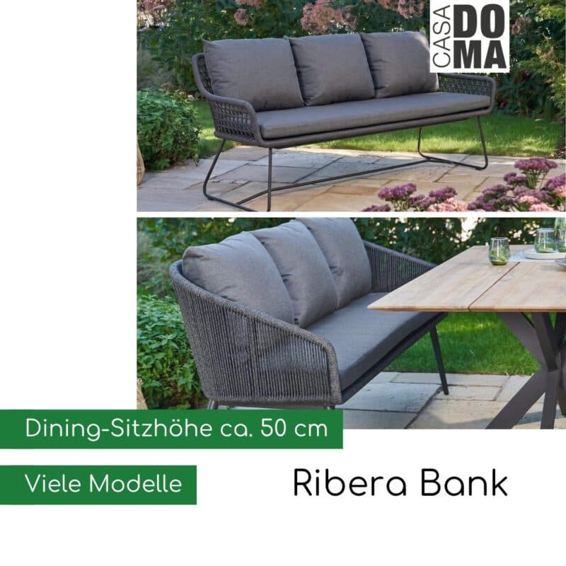 CASA DOMA "Ribera" Diningbank (Bild 1: KI-generiert)