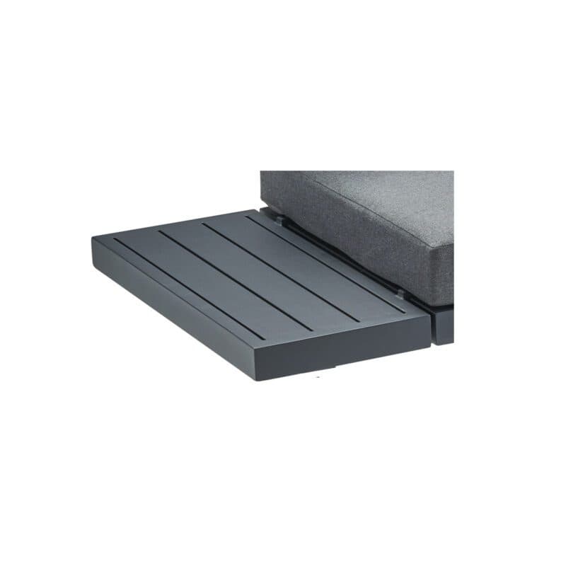 CASA DOMA "Aragona" Seitenablage, Gestell Aluminium anthrazit