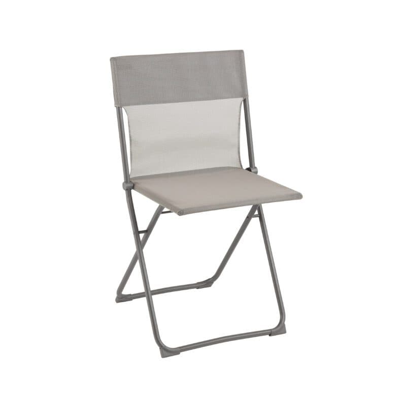 Lafuma "Balcony" Klappstuhl, Stahlrohr titane, Batyline® terre