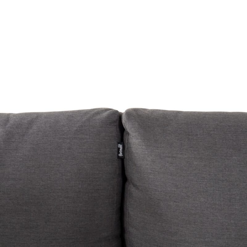 Hartman Maurice Dining-Loungeset, Gestell Aluminium Carbon Black Flame, Bezug Sunbrella® Mid Grey