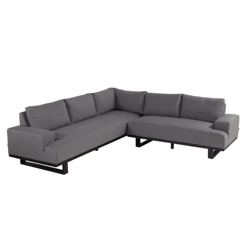 Hartman Maurice Dining-Loungeset, Gestell Aluminium Carbon Black Flame, Bezug Sunbrella® Mid Grey