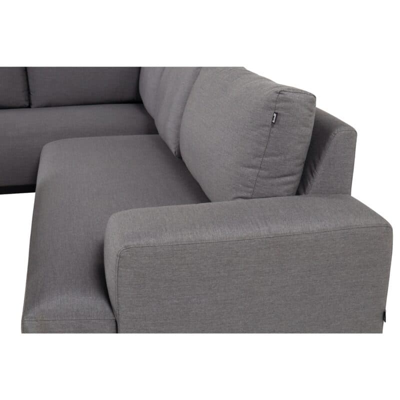 Hartman Maurice Dining-Loungeset, Gestell Aluminium Carbon Black Flame, Bezug Sunbrella® Mid Grey