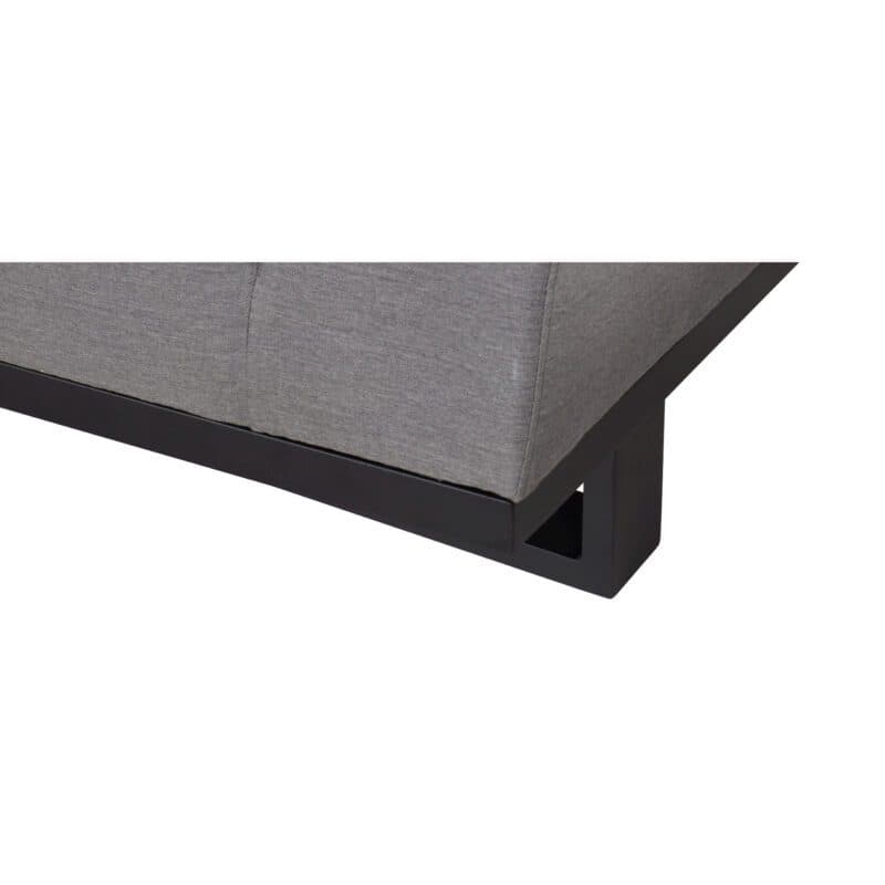 Hartman Maurice Dining-Loungeset, Gestell Aluminium Carbon Black Flame, Bezug Sunbrella® Mid Grey