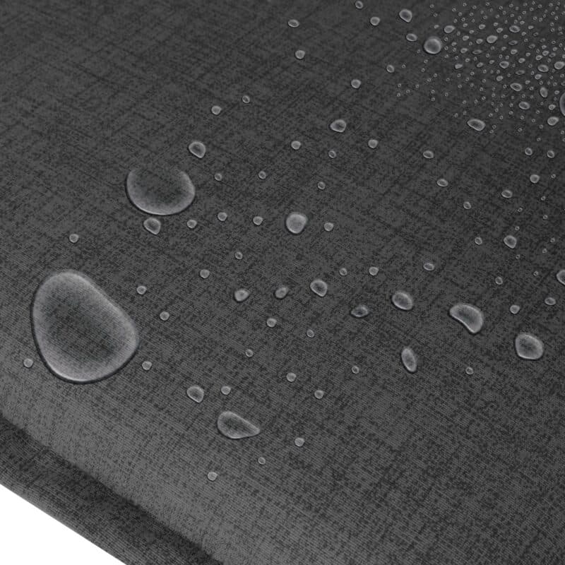 KETTtex Auflage für Hochlehner/Klappsessel, 70% Baumwolle, 30% Polyester, 120x50x6 cm, anthrazit