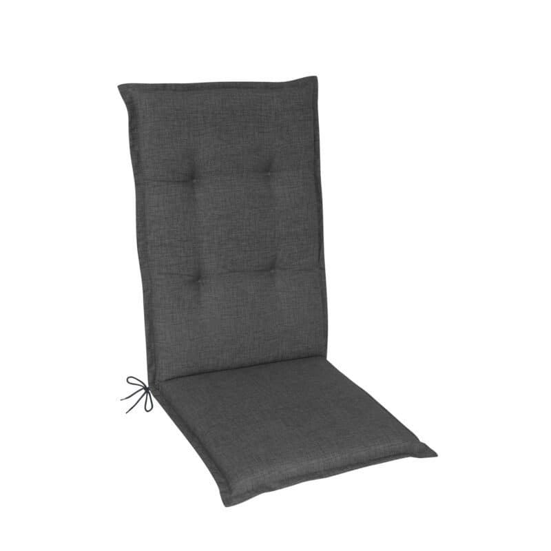 KETTtex Auflage für Hochlehner/Klappsessel, 70% Baumwolle, 30% Polyester, 120x50x6 cm, anthrazit