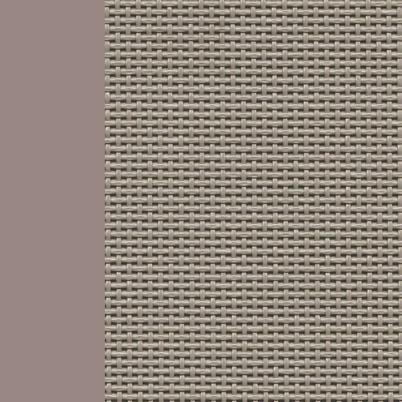 NARDI Farbkachel Kunststoff taupe | Textilgewebe taupe (10 tortora, 104 tortora)