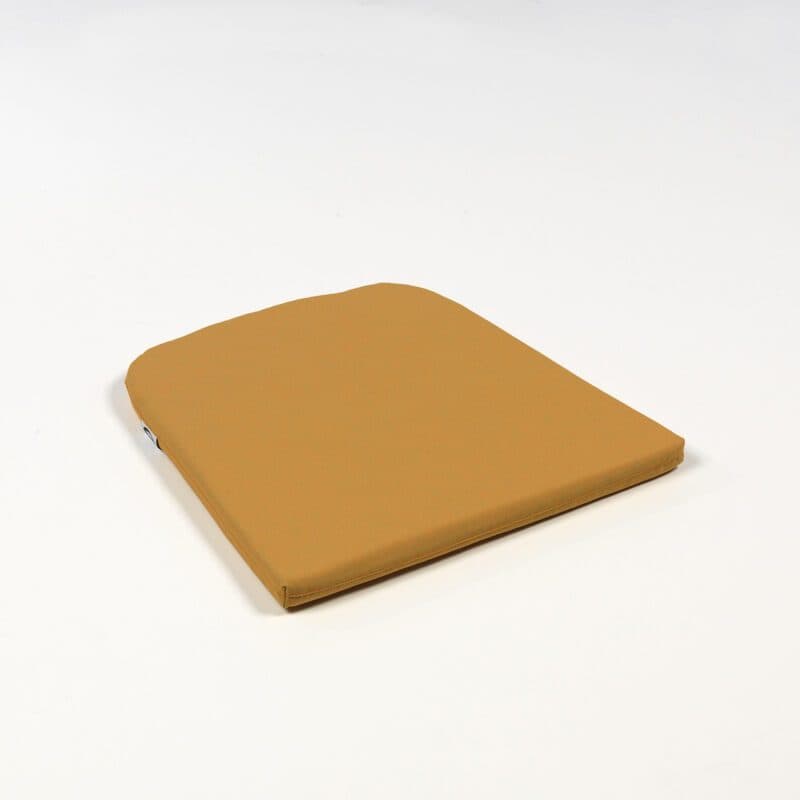 NARDI "Net" Sitzkissen für Stapelstuhl, Bezug Polyacryl senf, Füllung Polyurethanschaum