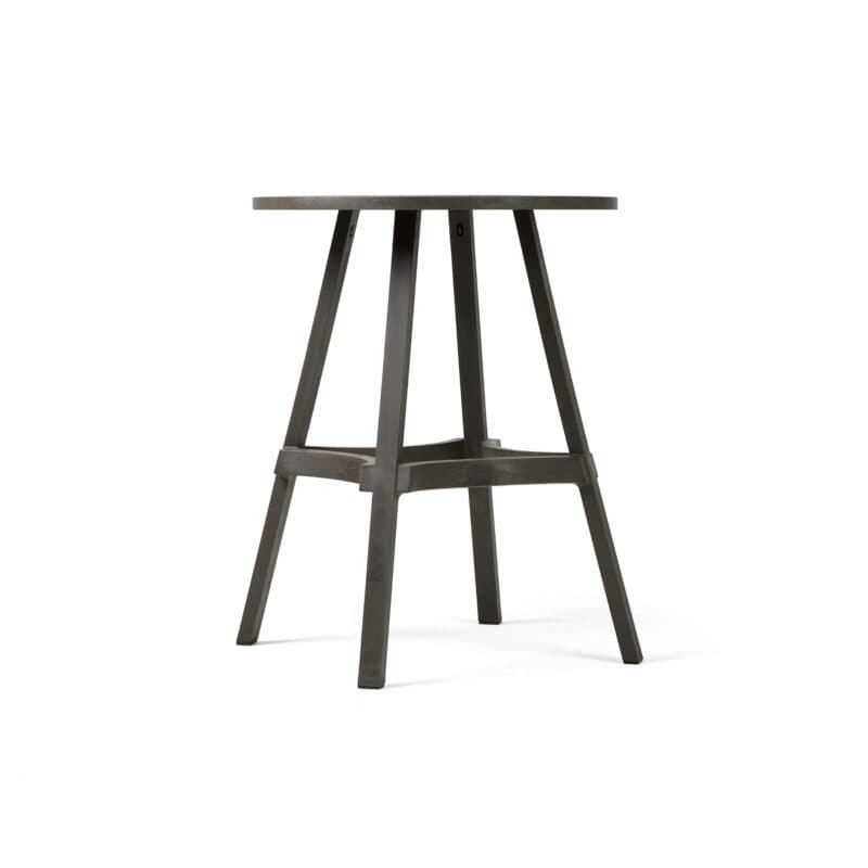 NARDI "Combo" Bistrotisch Ø 60 cm, Gestell und Tischplatte regenerierter Kunststoff terra