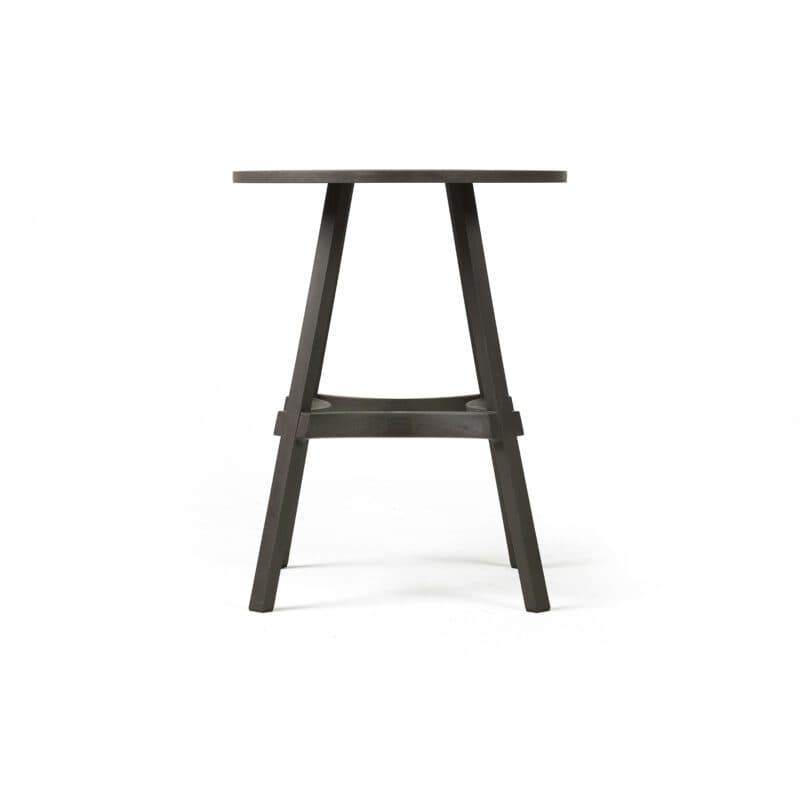 NARDI "Combo" Bistrotisch Ø 60 cm, Gestell und Tischplatte regenerierter Kunststoff terra