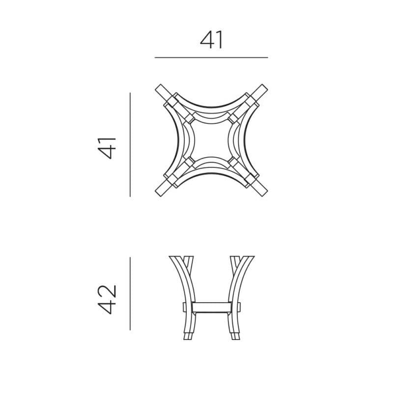 NARDI "Combo High Kit" Tisch-Erhöhung, Maßangaben