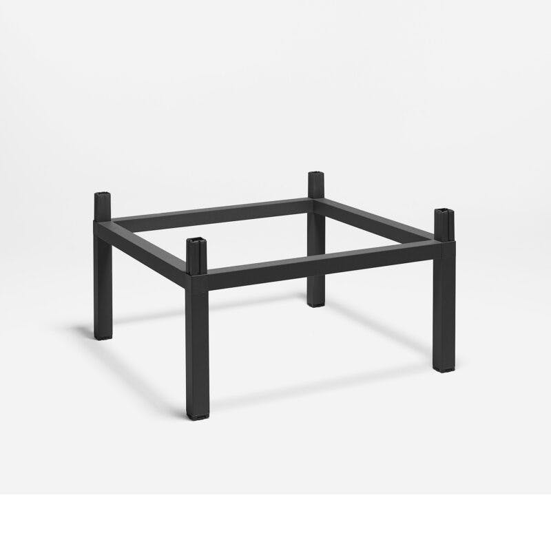 NARDI "Cube High Kit" Tisch-Erhöhung für Tisch 70x70 cm, Aluminium anthrazit