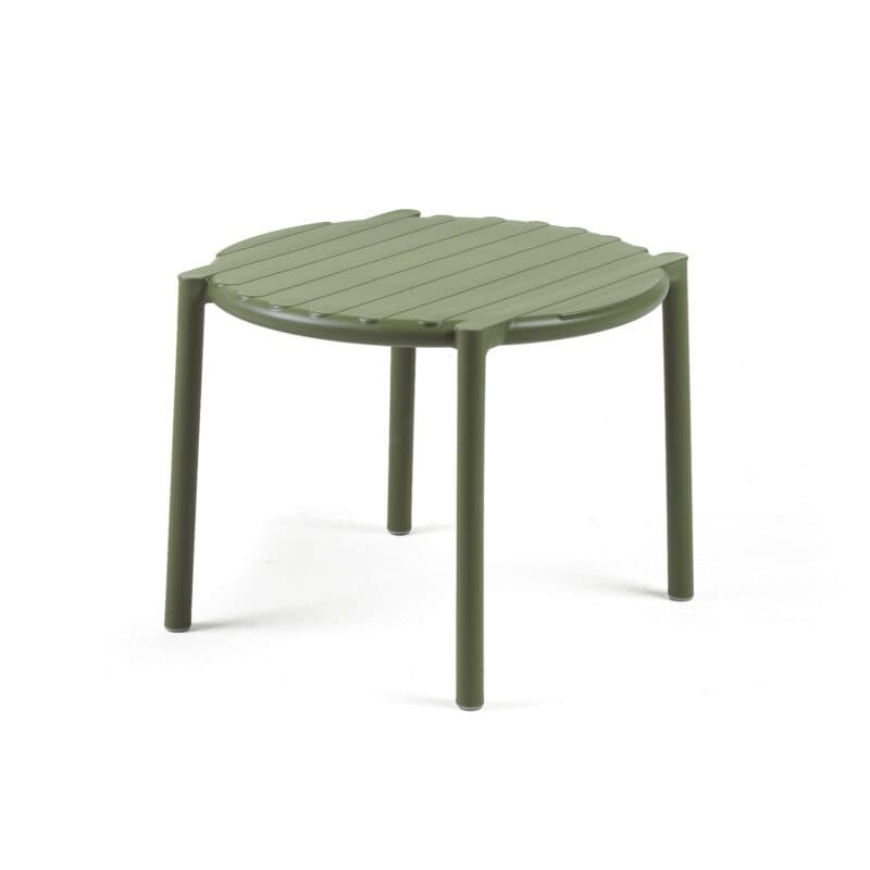 NARDI "Doga" Beistelltisch, Gestell und Tischplatte Kunststoff agave