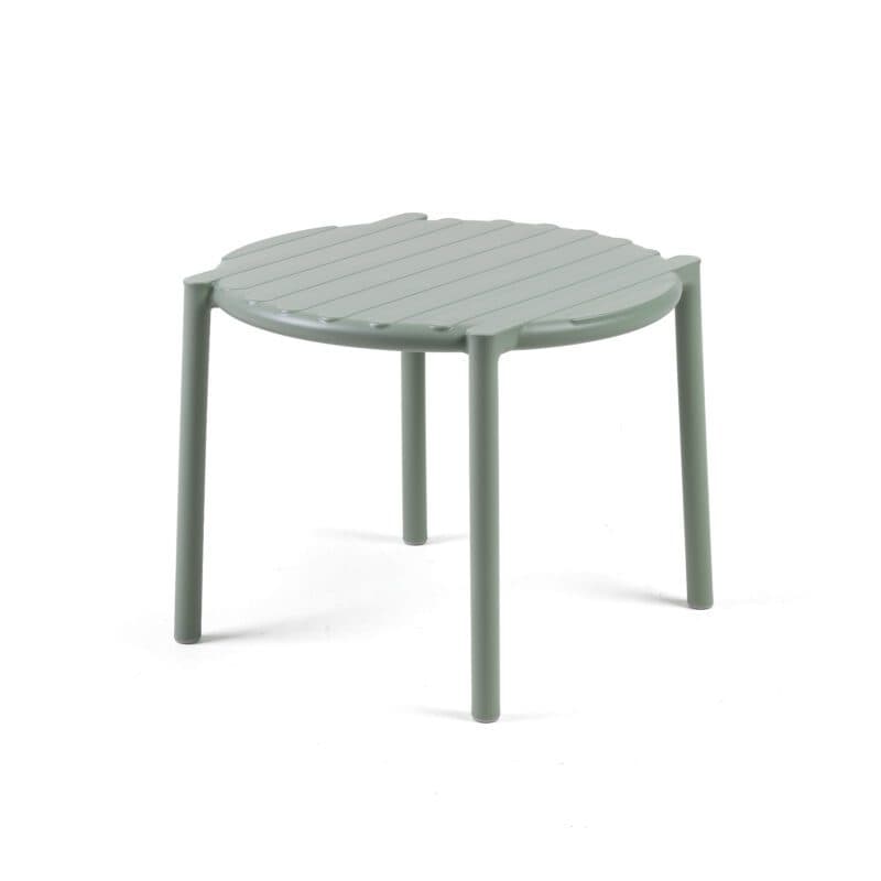 NARDI "Doga" Beistelltisch, Gestell und Tischplatte Kunststoff mint