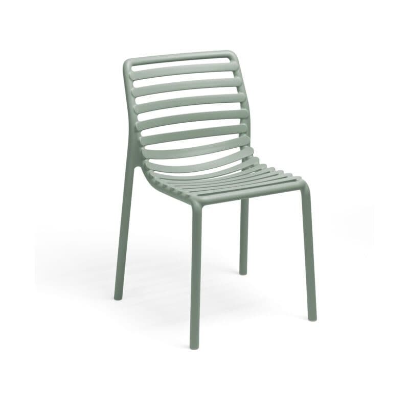 NARDI "Doga Bistrot" Stapelstuhl, Gestell und Sitzfläche Kunststoff mint