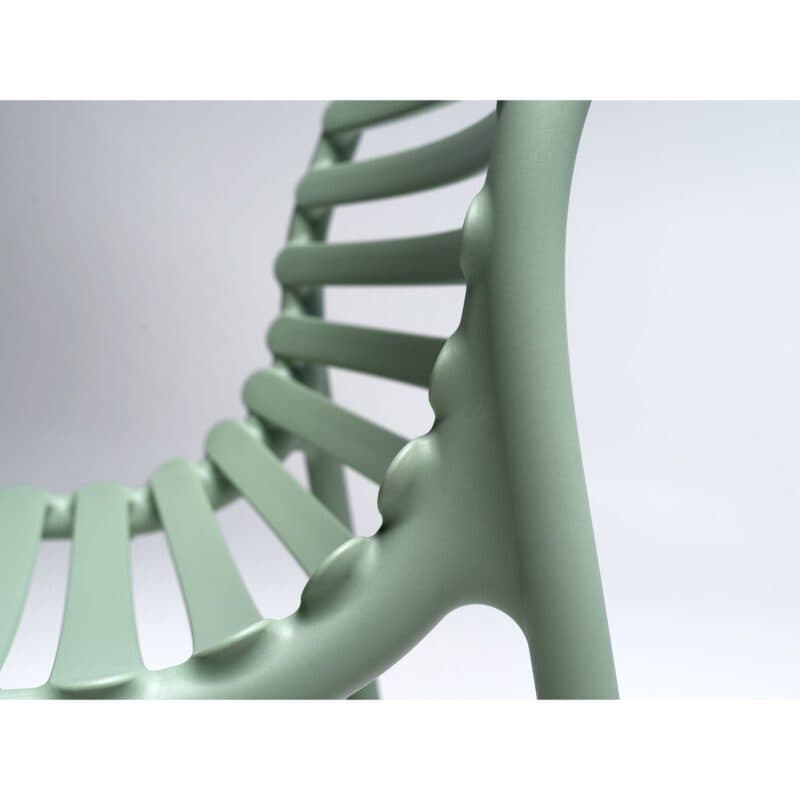 NARDI "Doga Bistrot" Stapelstuhl, Gestell und Sitzfläche Kunststoff mint, Details