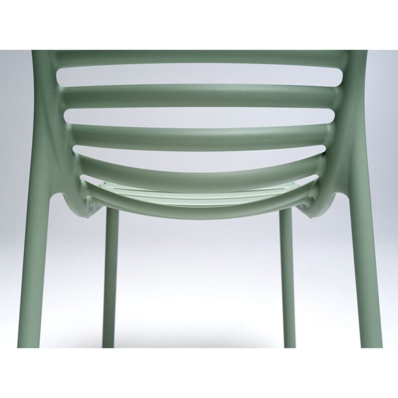 NARDI "Doga Bistrot" Stapelstuhl, Gestell und Sitzfläche Kunststoff mint, Details