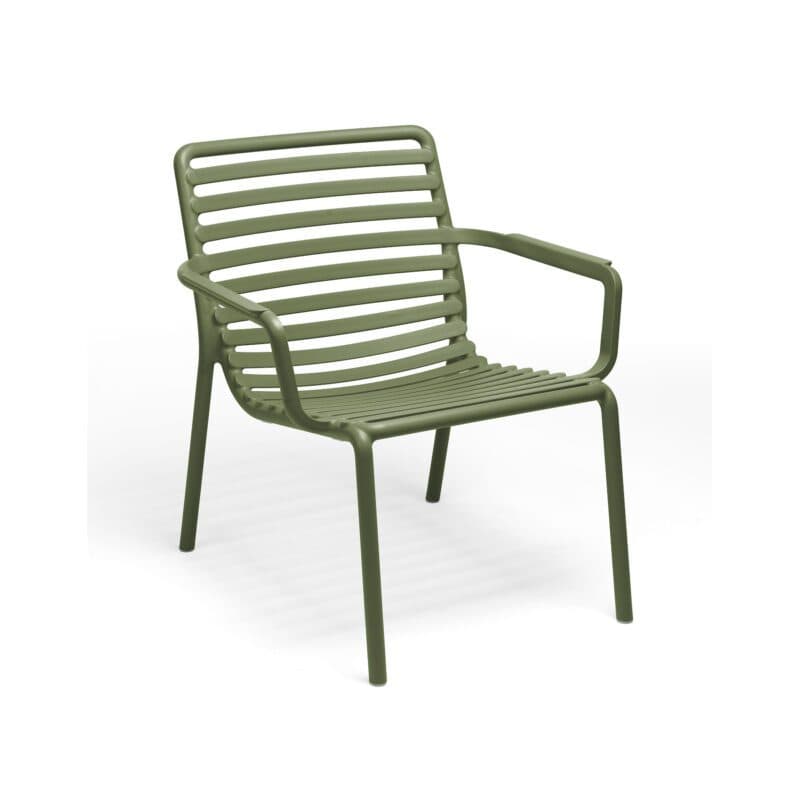 NARDI "Doga Relax" Loungesessel, Gestell und Sitzfläche Kunststoff agave