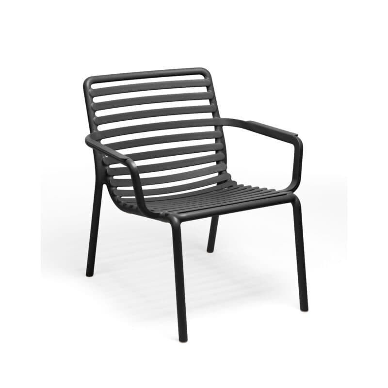 NARDI "Doga Relax" Loungesessel, Gestell und Sitzfläche Kunststoff anthrazit