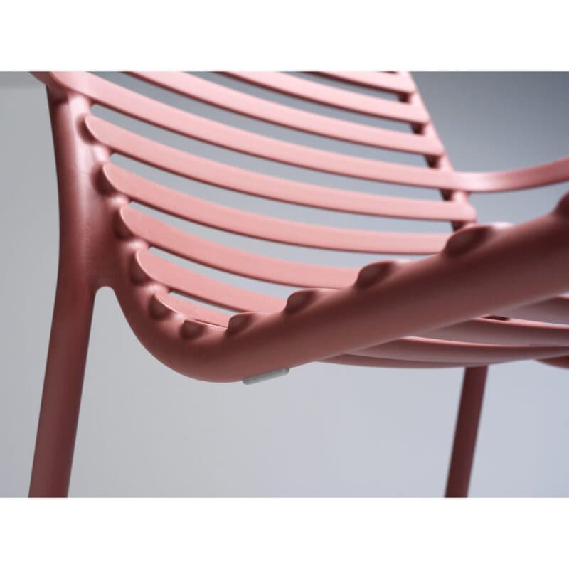 NARDI "Doga Relax" Loungesessel, Gestell und Sitzfläche Kunststoff marsala, Detail
