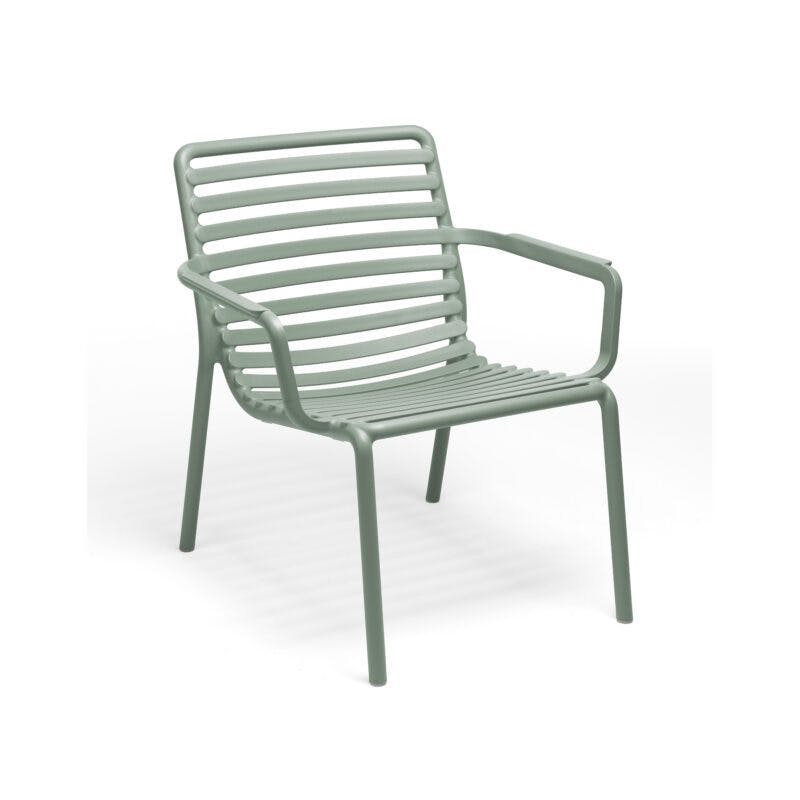 NARDI "Doga Relax" Loungesessel, Gestell und Sitzfläche Kunststoff mint