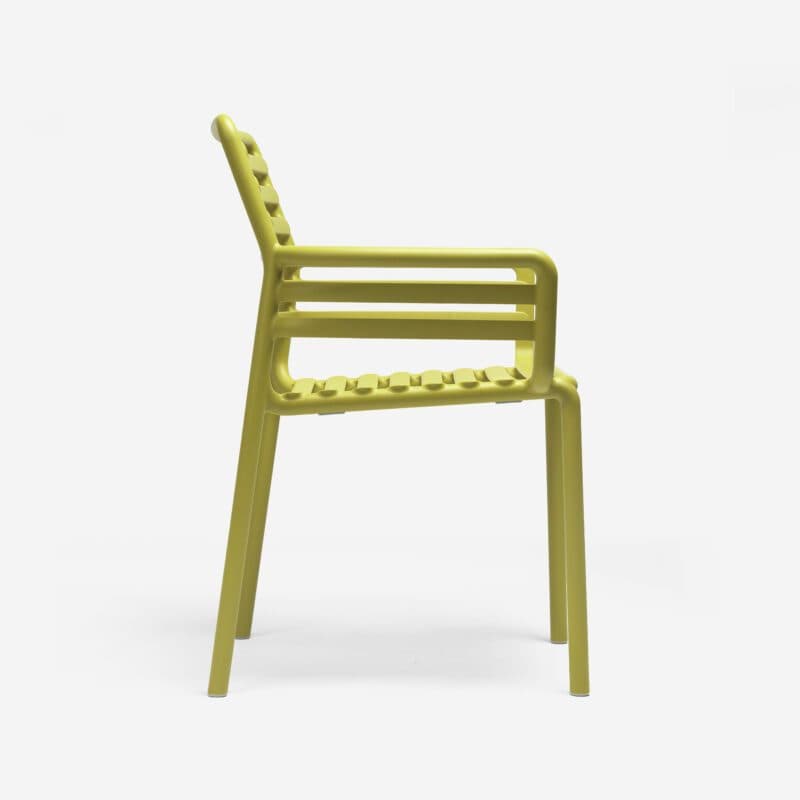 NARDI "Doga" Stapelstuhl, Gestell und Sitzfläche Kunststoff pera