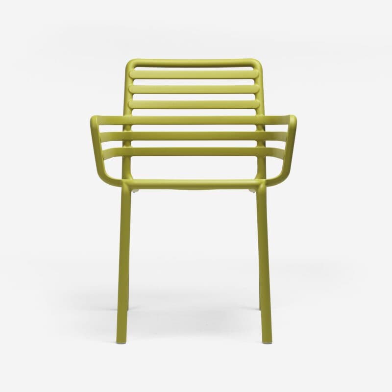NARDI "Doga" Stapelstuhl, Gestell und Sitzfläche Kunststoff pera