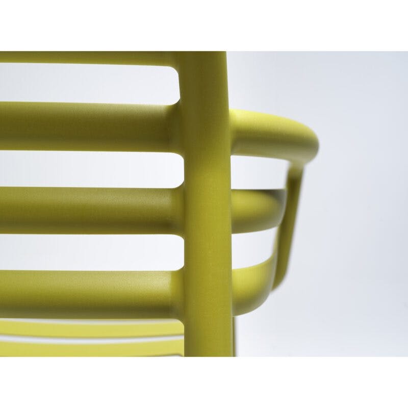 NARDI "Doga" Stapelstuhl, Gestell und Sitzfläche Kunststoff pera, Details