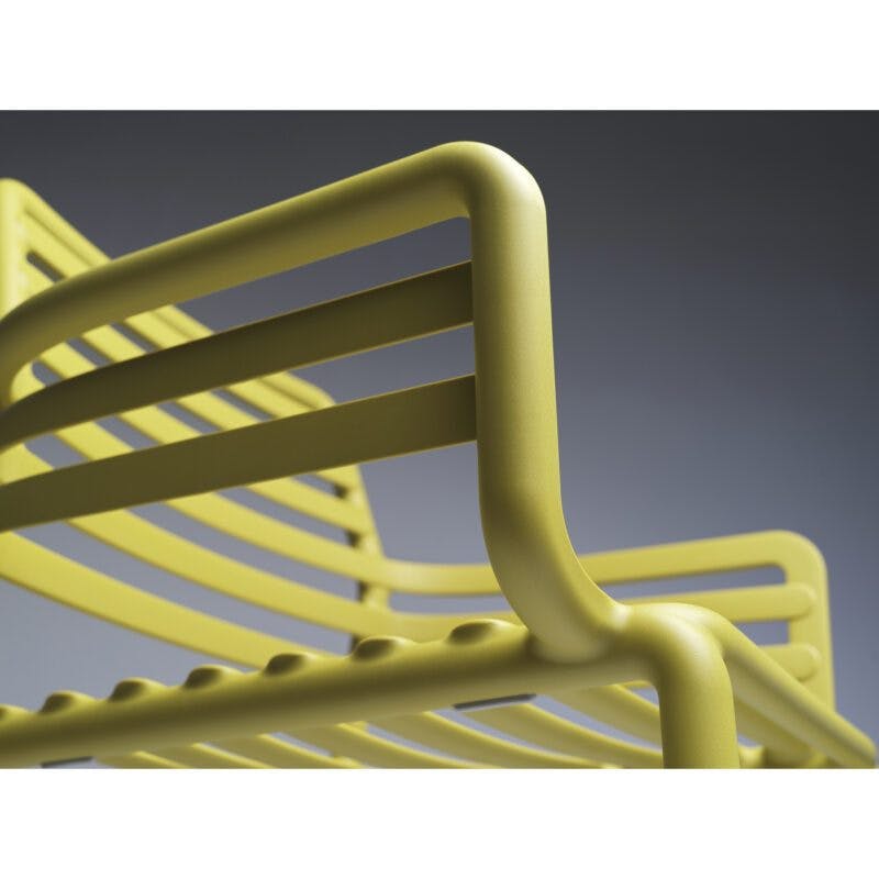 NARDI "Doga" Stapelstuhl, Gestell und Sitzfläche Kunststoff pera, Details