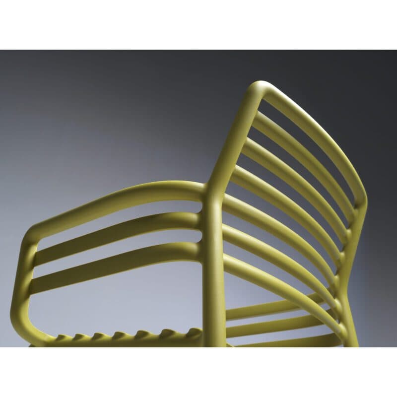 NARDI "Doga" Stapelstuhl, Gestell und Sitzfläche Kunststoff pera, Details